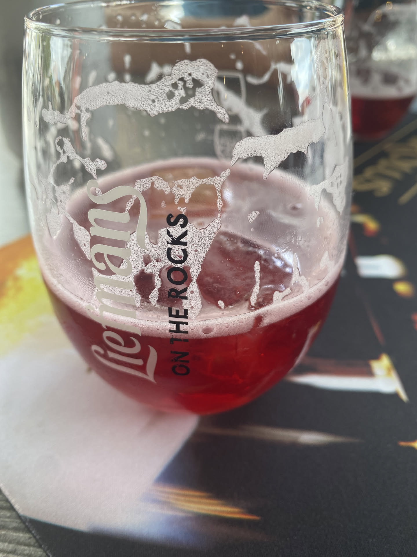 liefmans on the 
rocks