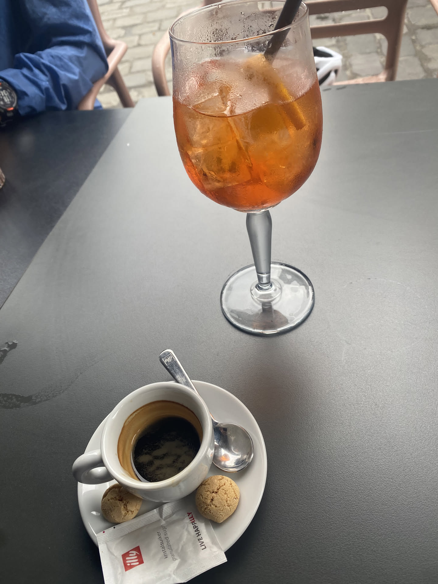 Espresso and a 
Spritz