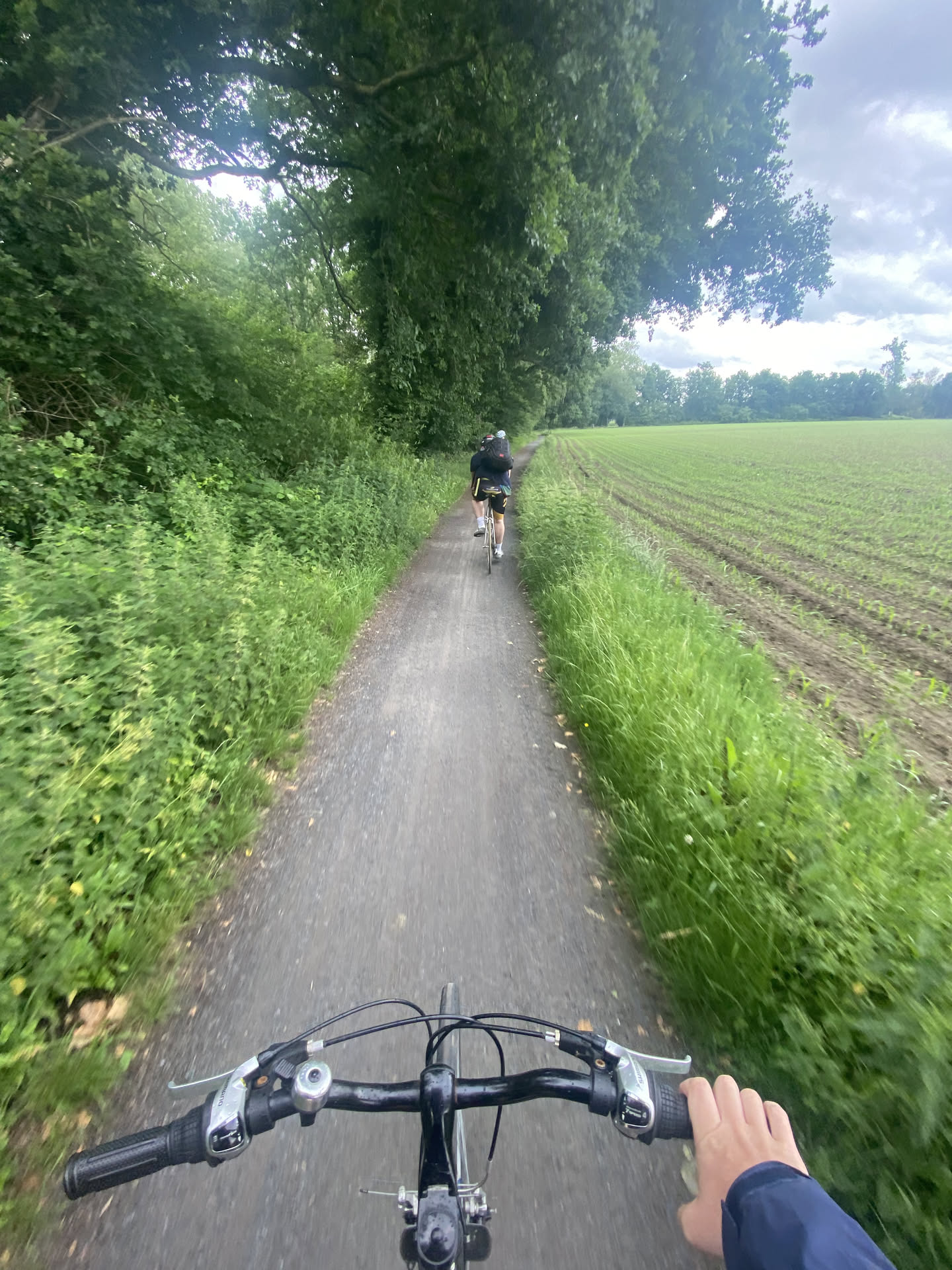 idyllic bike trail