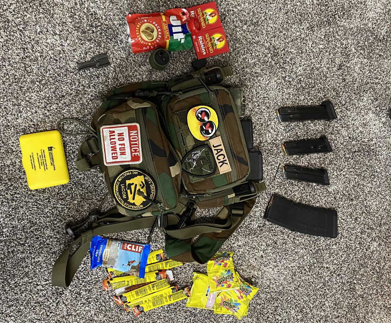 Chest Rig Contents